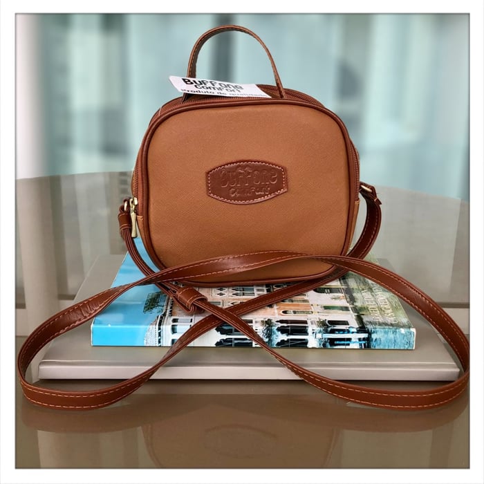 Bolsa Tiracolo Bowl caramelo