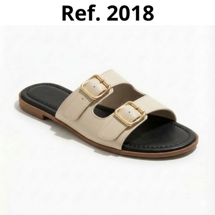 Rasteira pop birken preto