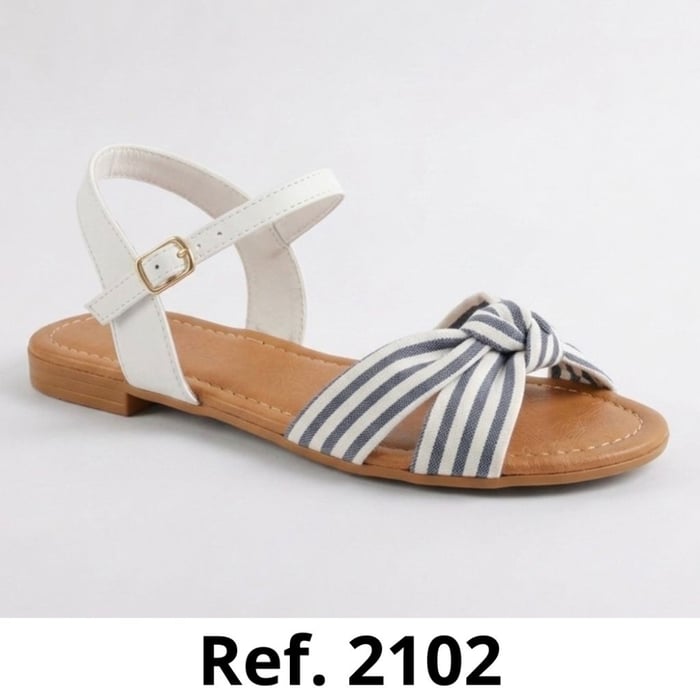 Rasteira pop Percata no listra azul