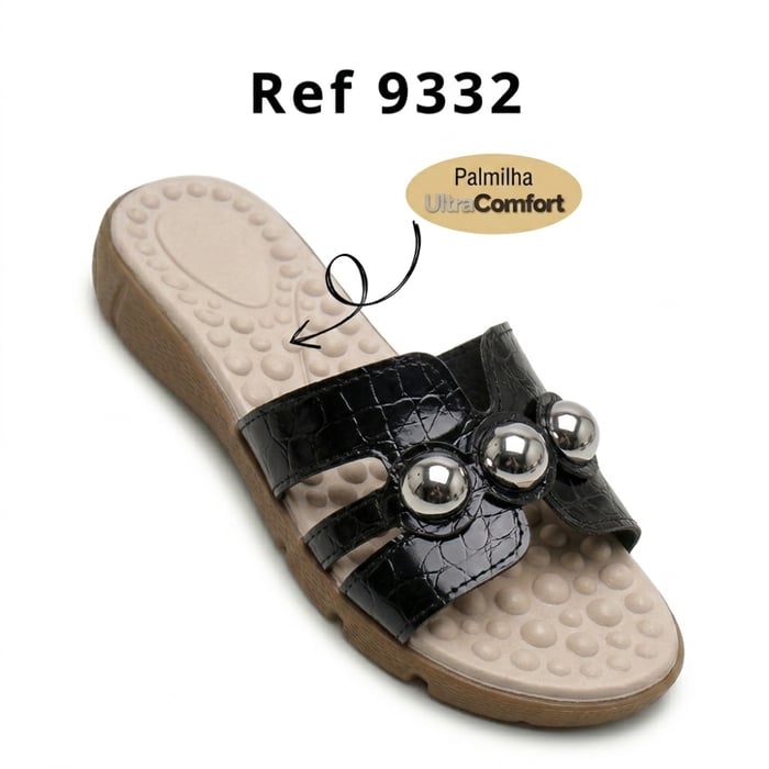 preto Anabela Comfort